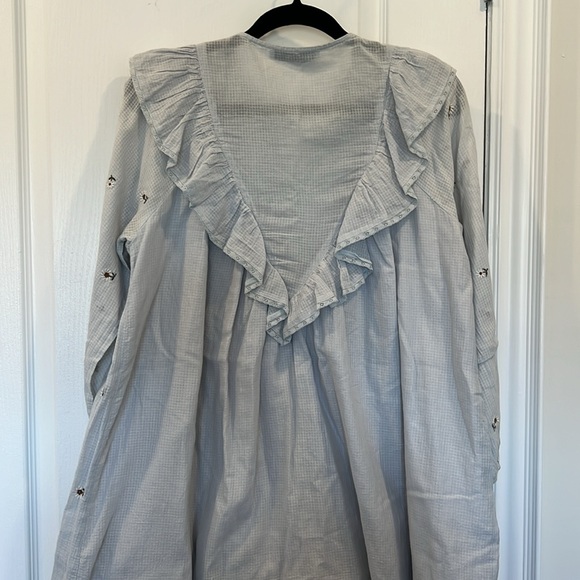 FLORAL EMBROIDERED DRESS- size XS - Picture 4 of 4